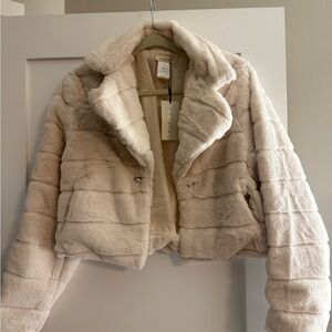 Luxurious Cream Teddy Jacket